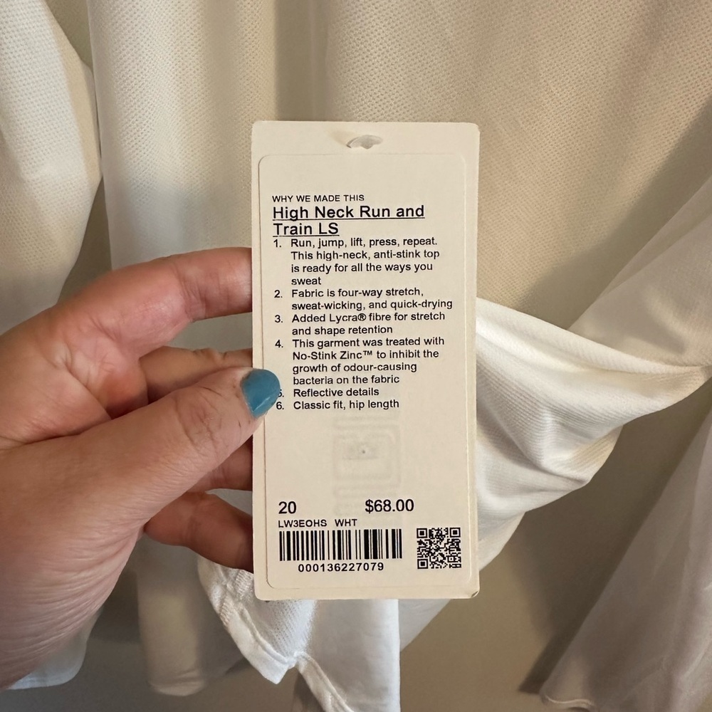 COPY - Lululemon High neck run and train long sleeve